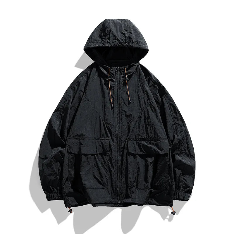 Outdoor Sun Protection Clothing Ultra-thin Anti-ultraviolet Sun Protection Clothing Breathable Sports Workwear Jacket