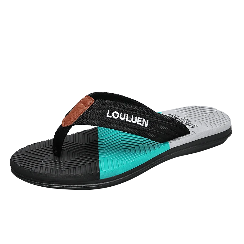 Fashion Men Light Flip Flops Slides Summer Anti-skid Man Slippers Outdoor Beach Male Sandals Household Slides for Men