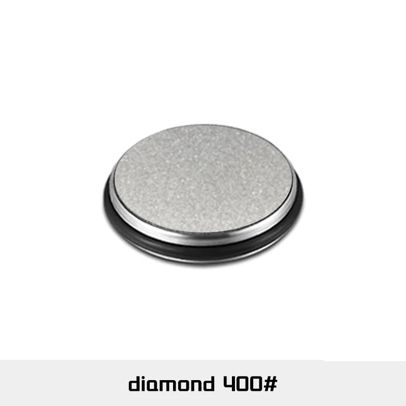 Rolling Knife Sharpener | Double Sided Diamond Sharpening Stone with Magnetic Angle