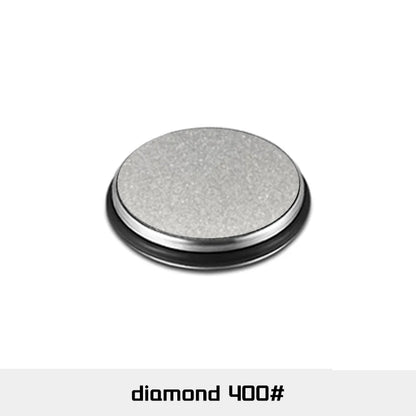 Rolling Knife Sharpener | Double Sided Diamond Sharpening Stone with Magnetic Angle