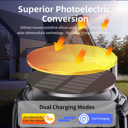 Solar Garden Light Fly Zapper Outdoor Solar Powered with Rechargeable Insect Fly Trap Garden Mosquito Killer Lamp Street Light