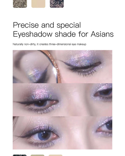 21-Color Chameleon Flashing Eyeshadow Palette Cold Moon Multi-functional Matte Shimmer Glitter Pigments Long-lasting Makeup