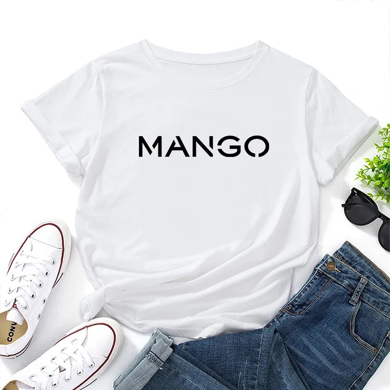 2025 New Trend Woman Cotton T-shirt Spring Summer Daily Casual Fashion O-neck Short Sleeve Top Female Home Outdoor Comfort Tees