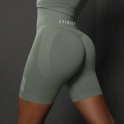 2025 ANIMALU Women Seamless Shorts for Women Push Up Booty Workout Leggings Fitness Sports Short Gym Clothing Yoga Shorts