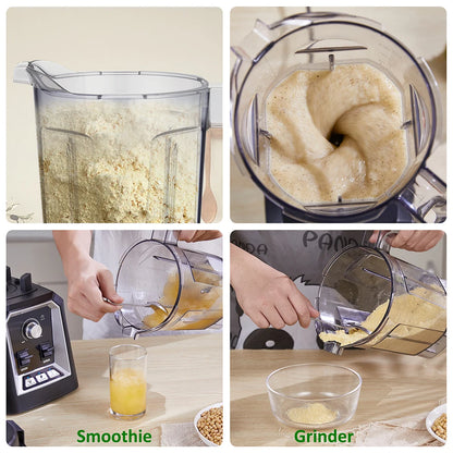 BioloMix Professional Smoothie Blender - BPA-Free 2L Food Mixer  Ice Crusher