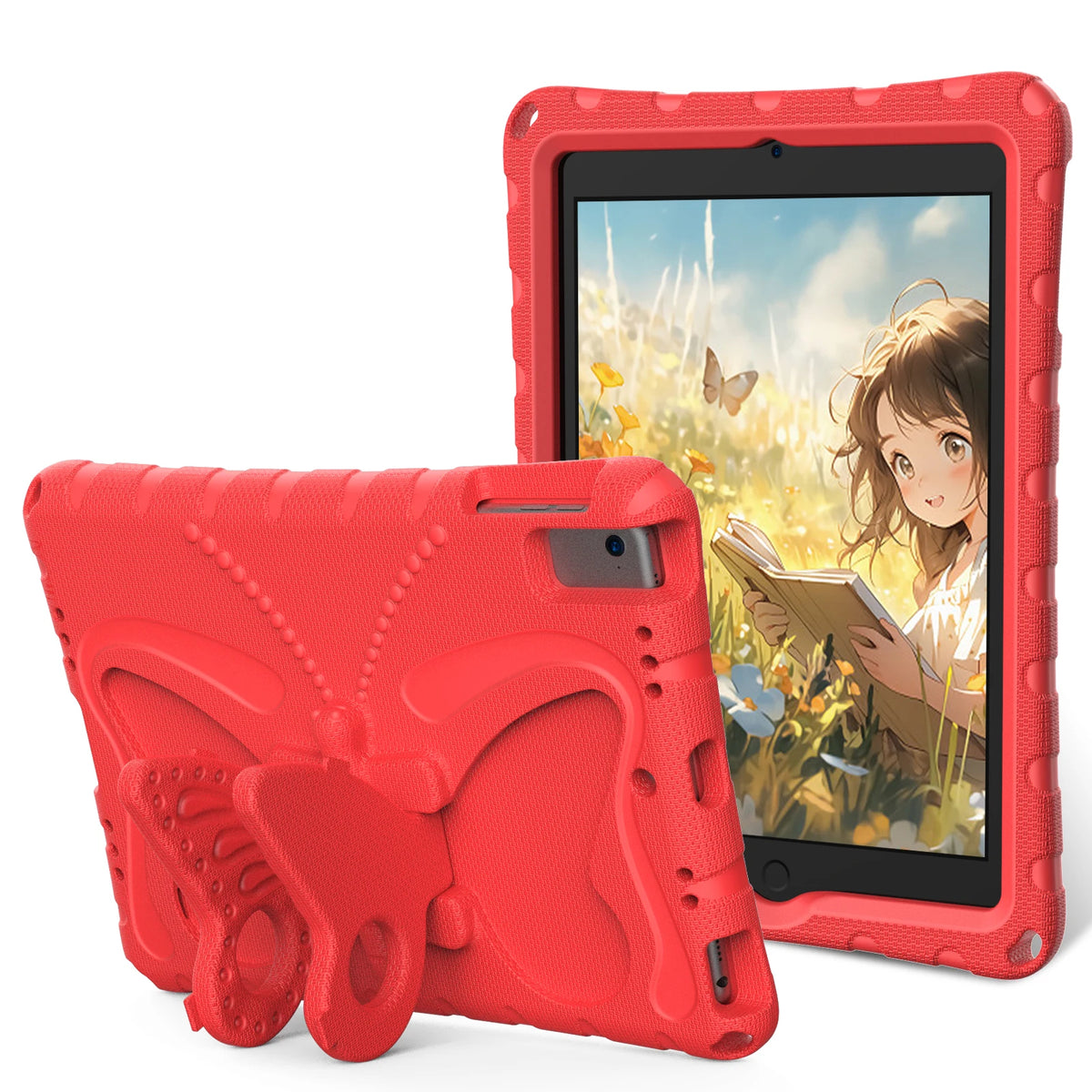Cute Butterfly Kids Case For IPad 10.2 7th 8th 9th IPad Air3 Pro 10.5 Air 4 5 10.9 Pro 11 Shockproof Lightweight Case with Stand