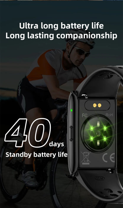 New GPS Trajectory AI Health Bracelet Heart Rate Blood Pressure HRV Monitor Call Reminder Smart Watch Sport Band Fitness Tracker