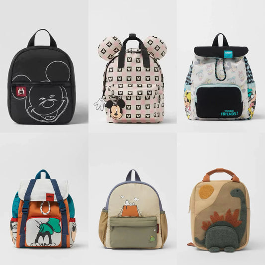 Mickey Mouse Backpack - Cartoon Schoolbag for Boys 4-6 Years - ZOOMNSTORE