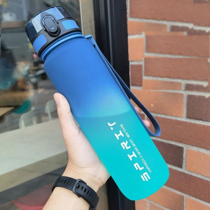 Gradient Water Bottle - Choose Your Size 1000ml/600ml/750ml - Perfect for Outdoor Camping Gym Ideal Holiday Gift for Birthday