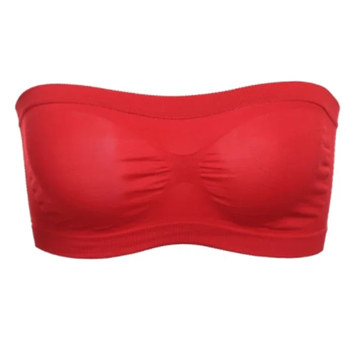 Strapless Tube Bra - Breathable Mesh Wireless Bra for Women | Summer Crop Top Bralette
