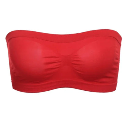 Strapless Tube Bra - Breathable Mesh Wireless Bra for Women | Summer Crop Top Bralette