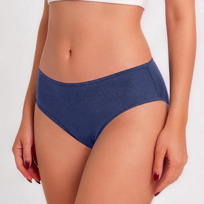 7Pcs Cotton Breathable Panties Women Comfortable Underwear Seamless Low Waist Underpants Fashion Girls Solid Color Sexy Lingerie