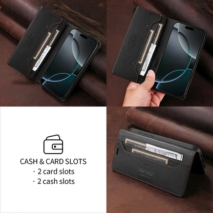 Flip Leather Case for Samsung Galaxy S26 S25 S24 S23 FE S22 S21 S20 Plus Note20 Ultra A17 A37 A16 A36 A56 A26 Wallet Phone Cover