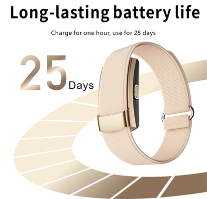 QX Air 25 Days Battery Life Heart Rate & Sleep Tracker Real-time Monitoring Light Exercise IP68 Waterproof Smart Band Bracelet