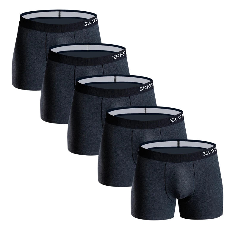 5pcs cotton boxer shorts men panties custom Men's underpants sexy mens boxers underwear for man print homme boxershorts calecon