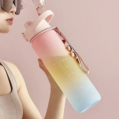 Summer Large-capacity Cup Outdoor Large Water Bottle Multi-color Fitness Kettle Portable Sports Kettle