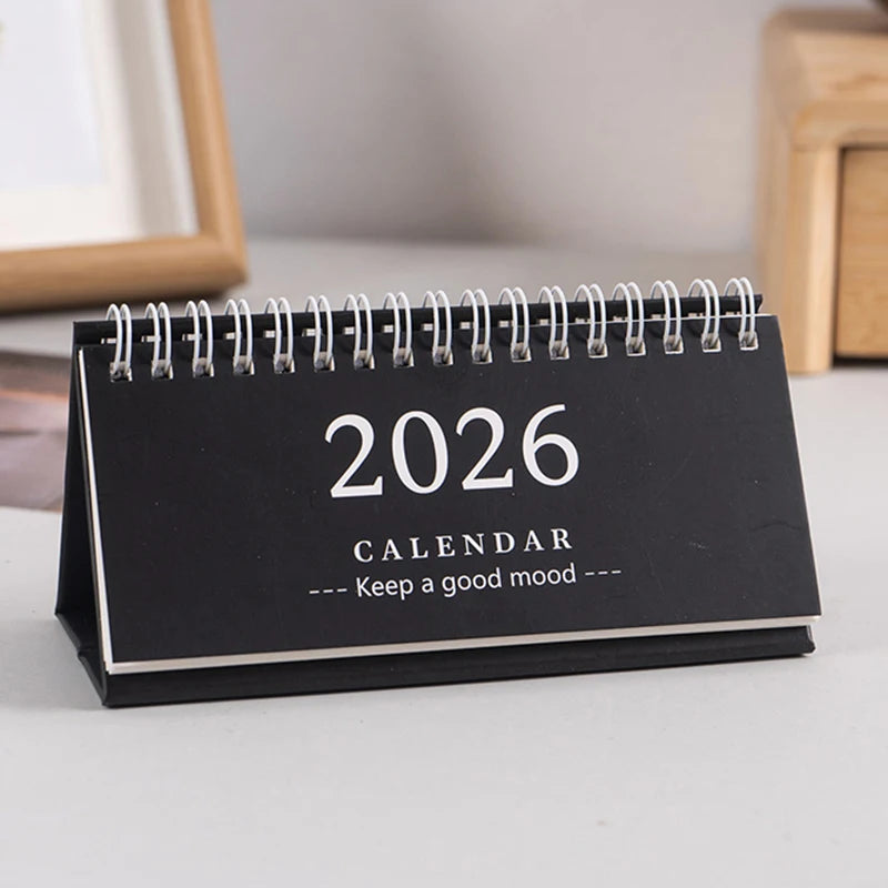 2026 Mini Desk Calendar Desktop Notepad Ornament Cute Simple Calendar,Christmas New Year Gift, Daily Planner Table Calendar