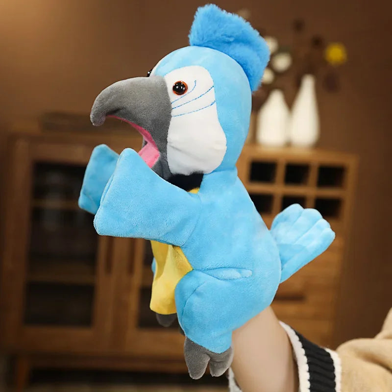 Plush Animal Puppets - Educational Hand Finger Puppets Kids Learning Toys