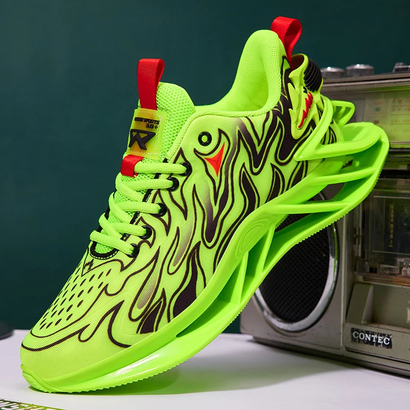 Men Casual Sneakers - Breathable Mesh Shoes With Durable TPU Outsole & Lightweight Design