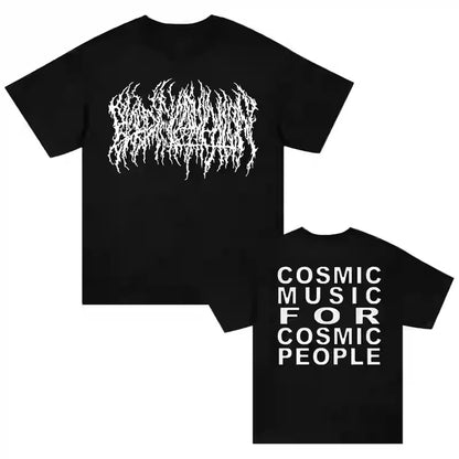 2025 Summer New Y2K Top T-shirt BLOOD INCANTATION Band Dark Metal Wind Rock American Loose Men's and Women's T-shirt