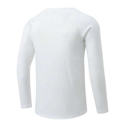 Men UPF 50+ Long Sleeve T-Shirt, Rash Guard Breathable Tops, Pullover Shirt for Sport Fishing Hiking Running Beach Surfing