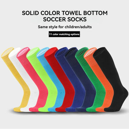 Loogdeel Football Soccer Socks Breathable Sports Rugby Stockings Over Knee High Volleyball Baseball Kids Adults Long Socks