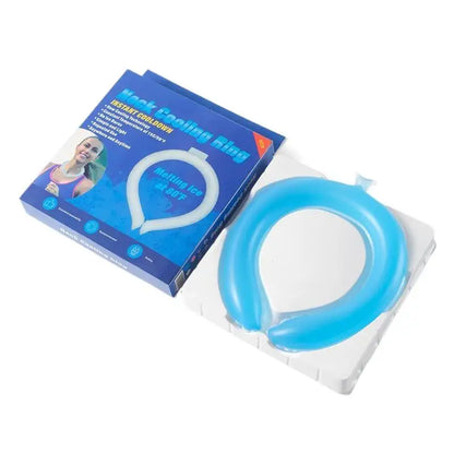 Outdoor Summer Neck Cooling Tube Wraps Ice Ring Neck Cooler Reusable Cooling Tool For Camping Hiking Cycling Running Fishing