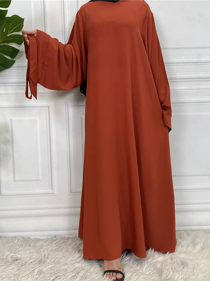 Modest Abaya Dress Ramadan Kaftan For Women | Elegant Muslim Maxi Robe