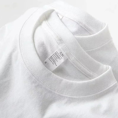 Organic Cotton T Shirt - Men's Solid Color Casual Crew Neck Tee Breathable