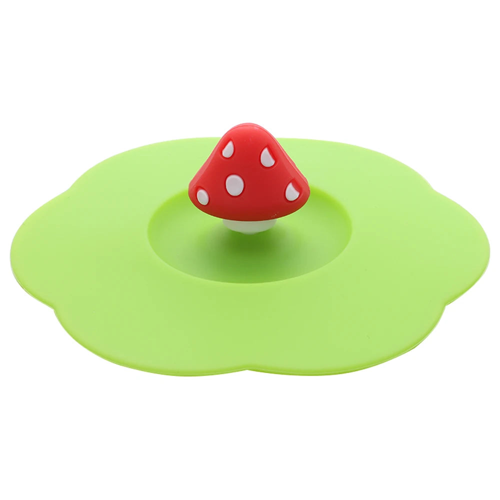 Silicone Cup Lids – Cute 10cm Leakproof Heat-Resistant Mug Covers