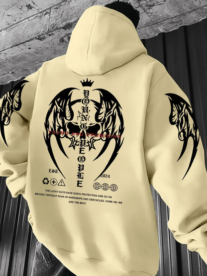 New 3D Men's Autumn/Winter Hoodie Sweatshirt Y2 Personalized Printed Fashion Trend Hip Hop Street