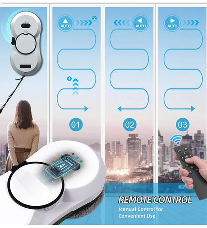 Smart Window Cleaning Robot - Automatic Glass Washer  Vacuum