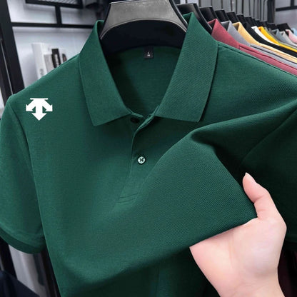 Mercerized Cotton100% Men's Summer Luxury Brand Short Sleeves Polo Shirt 25 Colors Choose From T-Shirt Business Leisure Men Top