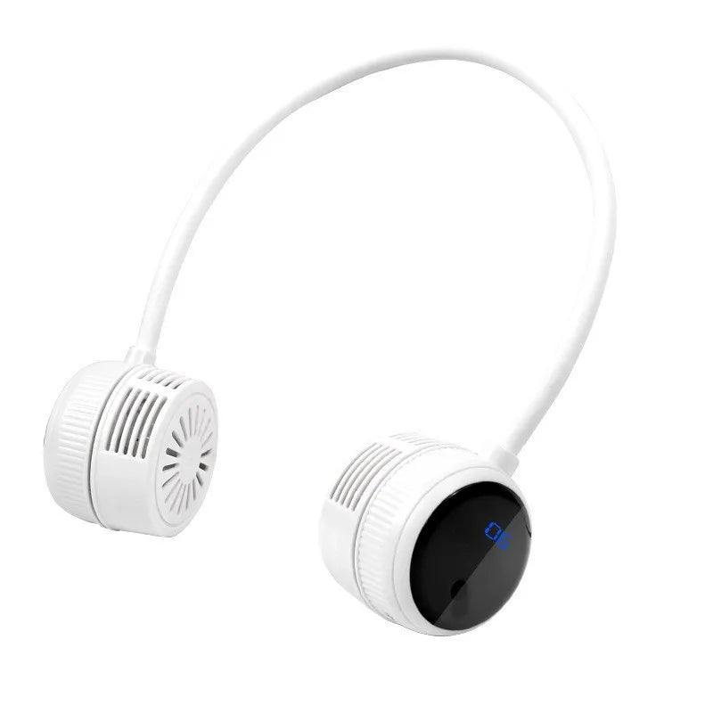 New Hanging Neck Fan Portable Cooling Fan Air Cooler Usb Leafless Bladeless Neckband Mini Rechargeable Electric Fans