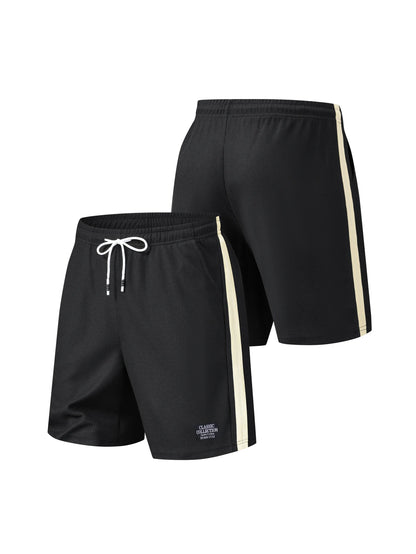 New Men's Shorts, Men's Casual Pants, Men's Beach Shorts, Men's Sports Shorts, New Fashion Textured Fabric, Breathable Pants, Suitable for Both Daily Casual Wear and Sports