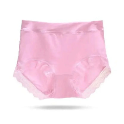 Ruffles Lace Underwear Woman High Waist Middle Aged Mother Spring Summer Modal Briefs Comfortable Panties Нижнее Бельё Женское
