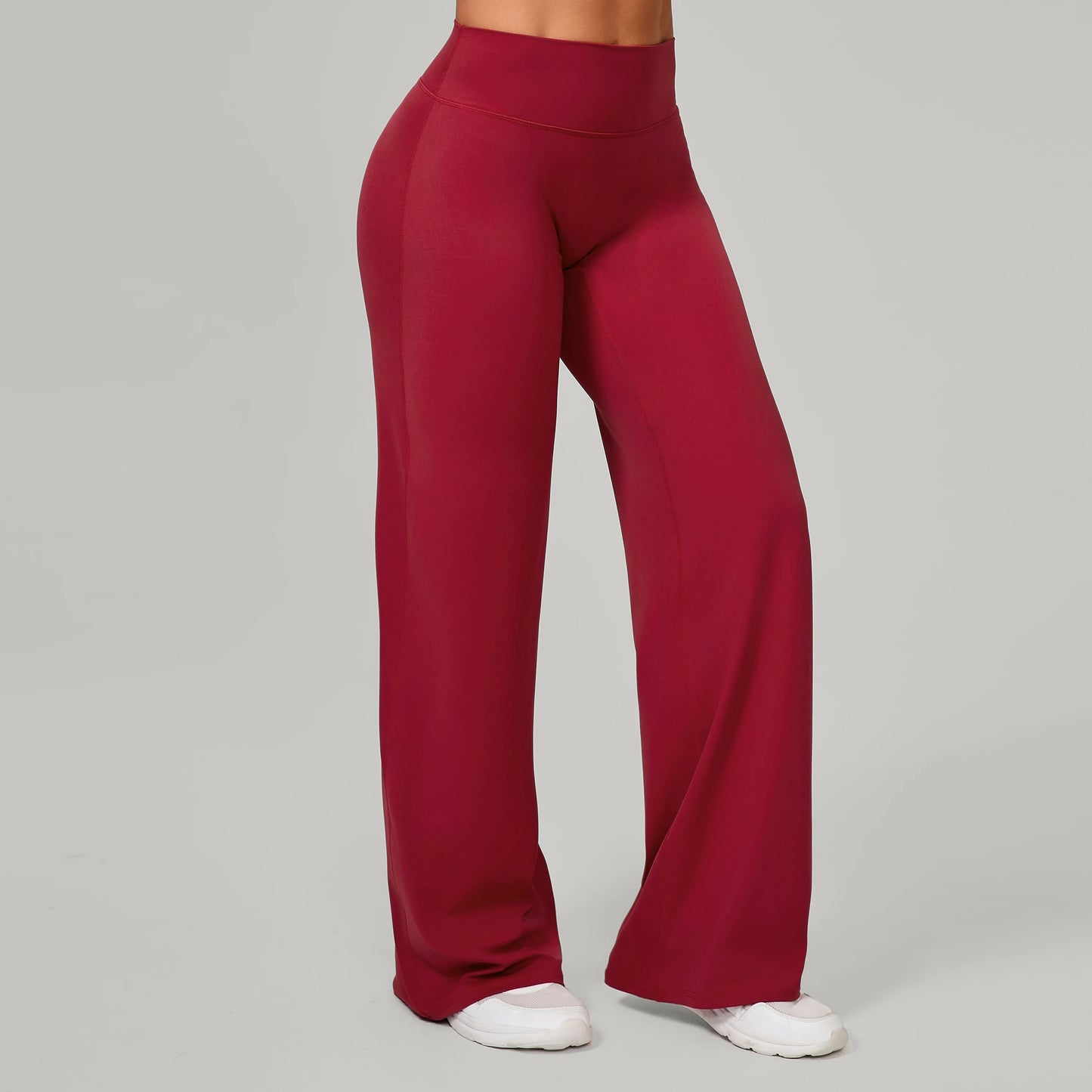 Women Yoga Pants – Soft Stretchy Fabric Full Length Leggings With Elastic Waist