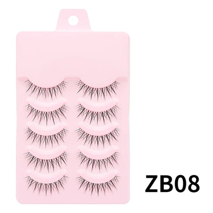 Manga Lashes - Soft Natural Thick False Eyelashes for Daily Makeup