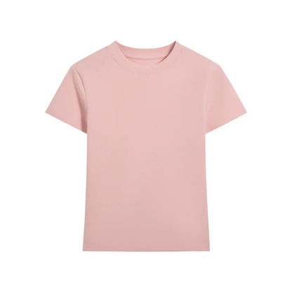 2025 Women's T-shirt Short Sleeve O-neck Cotton Loose Shirts for Women Korean Harajuku Streetwear Casual Spring Summer Top Tees