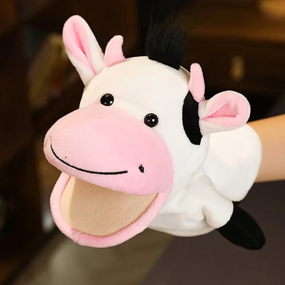 Plush Animal Puppets - Educational Hand Finger Puppets Kids Learning Toys