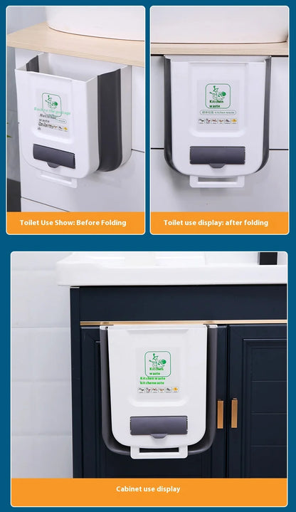 Foldable Large-Capacity Trash Can - Easy-to-Clean Camping Car Accessory