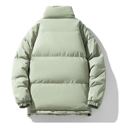 8XL Puffer Jacket Men Thick Warm Parka Plus Size Quilted Jacket Solid Outwear Coats Loose Cotton-padded Men's Clothing Top
