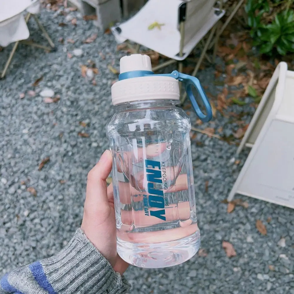 Plastic Sport Bottle Fitness Water Bottle Leakproof Water Bottle 600ml/800ml/1000ml High Temperature Resistant Water Cup Summer