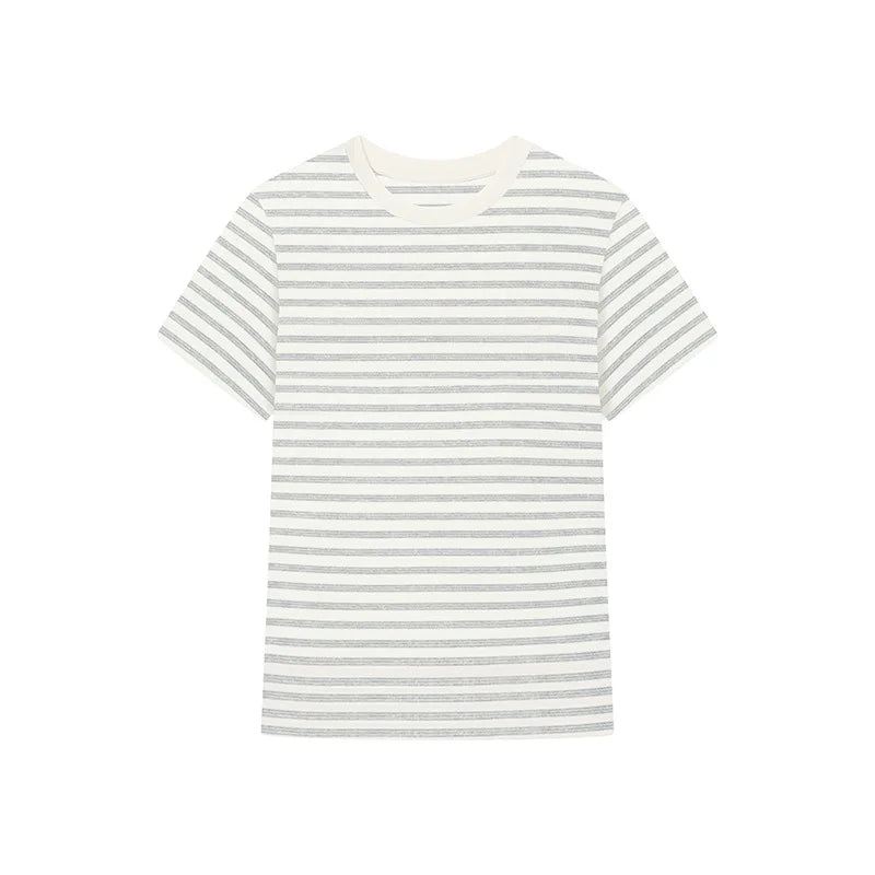 Women's Round-Neck T-Shirt – Slim-Fit Silky Base Top
