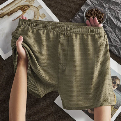 Mens Aro Pants Ice Silk Cool-Feeling Loose Breathable Boxer Briefs Men Seamless Boxer Shorts Male underwear Man Pajama Pants