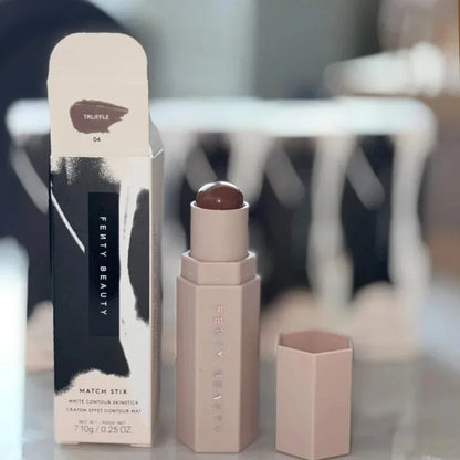 Fenty Beauty Makeup Suit Lip Gloss High Gloss Matt Powder Contour Stick and Setting Loose Powder Lady Lasting Natural Makeup