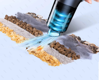 Car Vacuum Cleaner | Handheld Wireless Portable Duster with Powerful Suction
