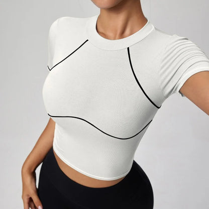 Women Yoga Shirt - Breathable Long Sleeve Blouse | Fitness Crop Top Workout Sportswear