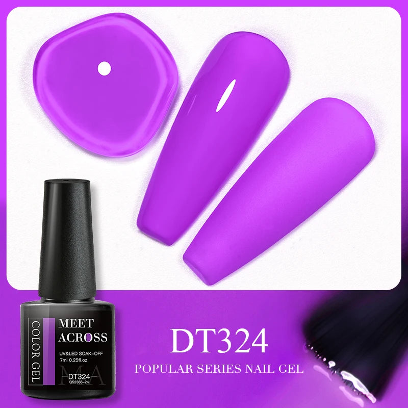 Pink Dried Flower Gel Nail Polish - Natural Flower Fairy Art Soak Off UVLED Varnish