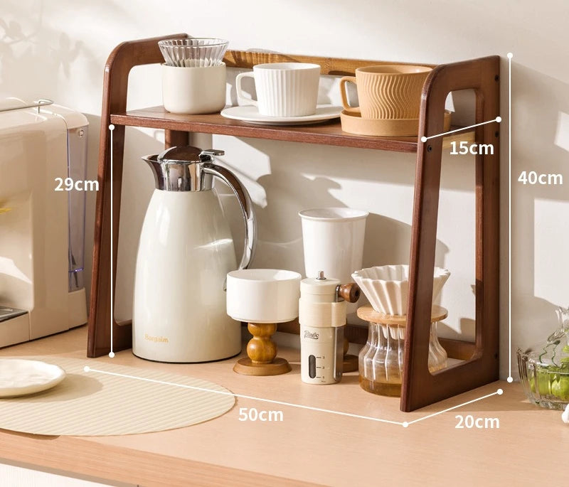 New Kitchen Shelf Countertop Multi-functional Electrical Storage Rack Multi-layer Cup Holder Household Storage Rack Plate Rack